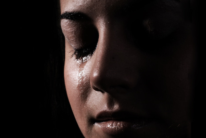 crying woman
