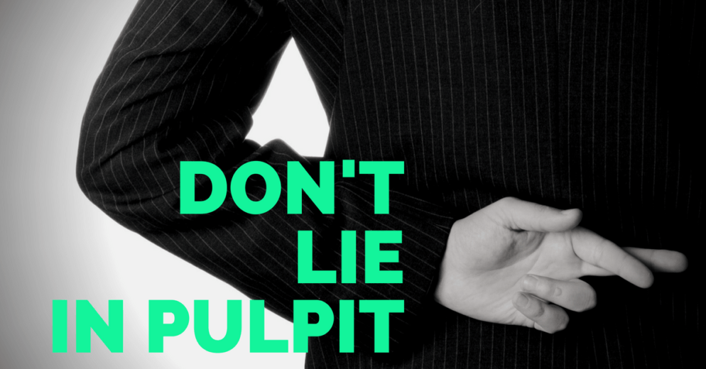 Don'tLieIN PULPIT